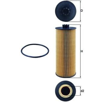 Filtre à huile KNECHT OX 155D