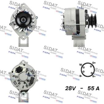 Alternateur SIDAT A24BH0102A2