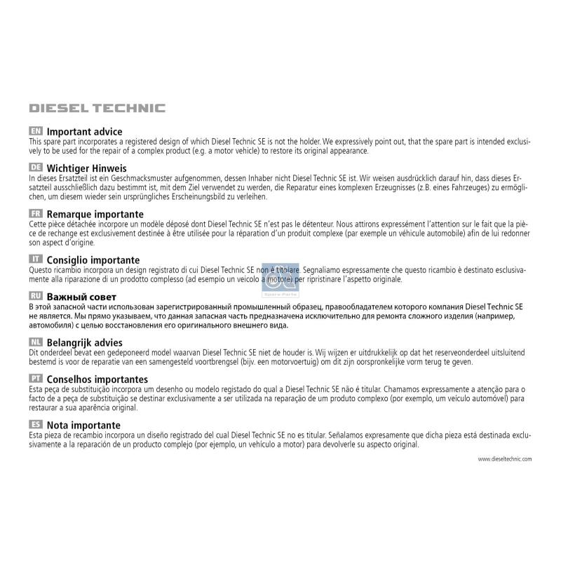 Pare-chocs avant gauche DT 4.71140SP2 - Visuel 1