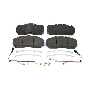 Jeu de 4 plaquettes de frein avant DT