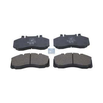 Jeu de 4 plaquettes de frein avant DT