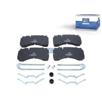 Jeu de 4 plaquettes de frein avant DT 6.95102