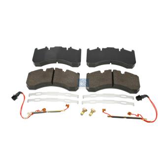 Jeu de 4 plaquettes de frein arrière DT 6.95112