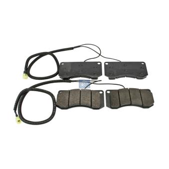 Jeu de 4 plaquettes de frein avant DT