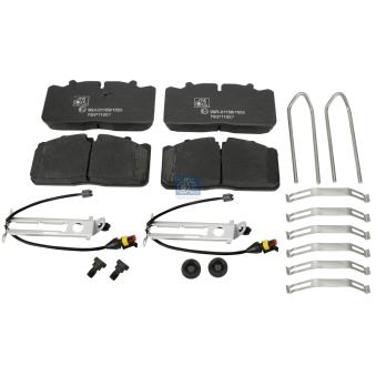 Jeu de 4 plaquettes de frein arrière DT 5.92120