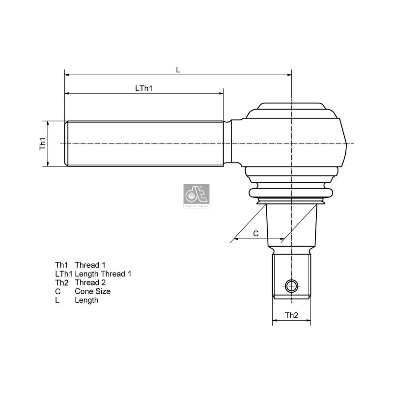 Rotule de barre de connexion DT 4.62098 - Visuel 1