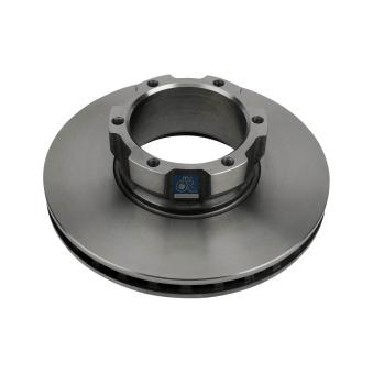 Jeu de 2 disques de frein avant DT