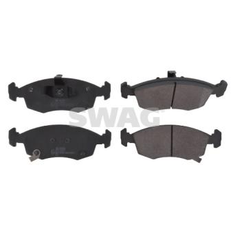 Jeu de 4 plaquettes de frein avant SWAG 33 10 5349