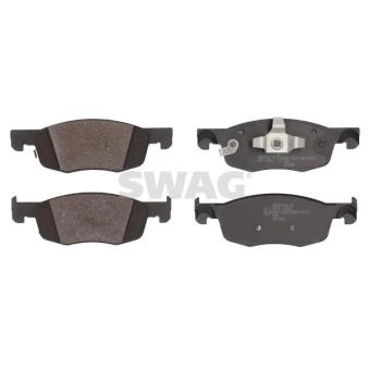 Jeu de 4 plaquettes de frein avant SWAG 33 10 9110