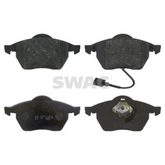 Jeu de 4 plaquettes de frein avant SWAG 30 91 6334
