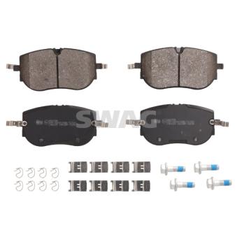 Jeu de 4 plaquettes de frein avant SWAG 33 11 2281