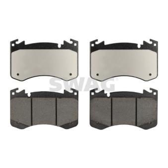Jeu de 4 plaquettes de frein avant SWAG 33 11 4549