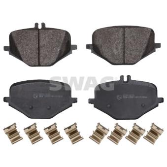 Jeu de 4 plaquettes de frein avant SWAG 33 11 4361