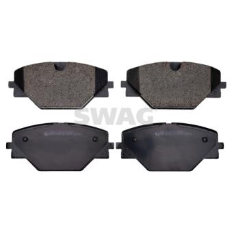 Jeu de 4 plaquettes de frein avant SWAG 33 11 4610