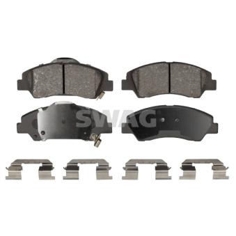 Jeu de 4 plaquettes de frein avant SWAG 33 11 0390