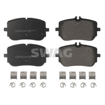 Jeu de 4 plaquettes de frein avant SWAG 33 11 0388