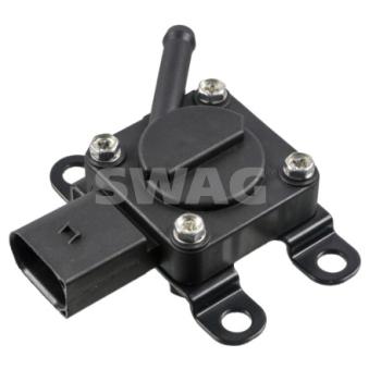 Capteur, pression des gaz échappement SWAG 33 11 1698