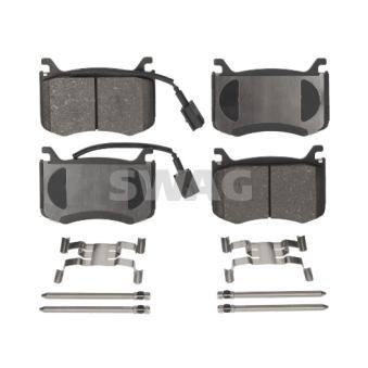 Jeu de 4 plaquettes de frein avant SWAG 33 11 0831
