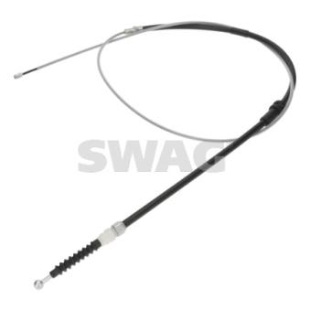 Tirette à câble, frein de stationnement arrière droit (à l'unité) SWAG 33 11 0908