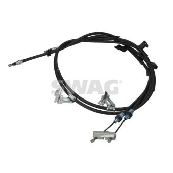 Tirette à câble, frein de stationnement arrière droit (à l'unité) SWAG 33 11 0907