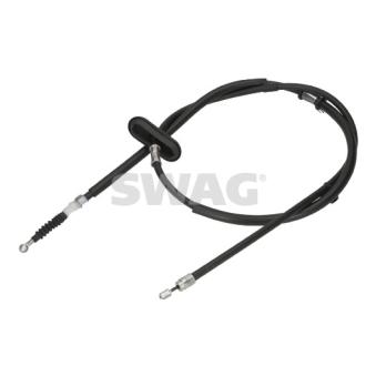 Tirette à câble, frein de stationnement arrière droit (à l'unité) SWAG 33 11 1284