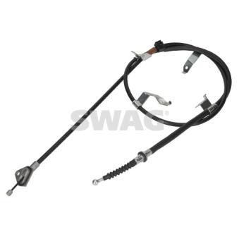Tirette à câble, frein de stationnement arrière gauche (à l'unité) SWAG 33 11 0633