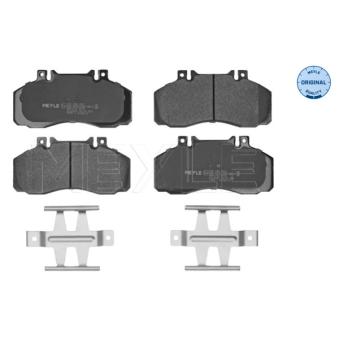 Jeu de 4 plaquettes de frein avant MEYLE