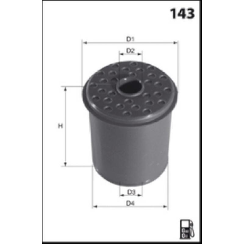 Filtre à carburant MECAFILTER ELG5575 - Visuel 1