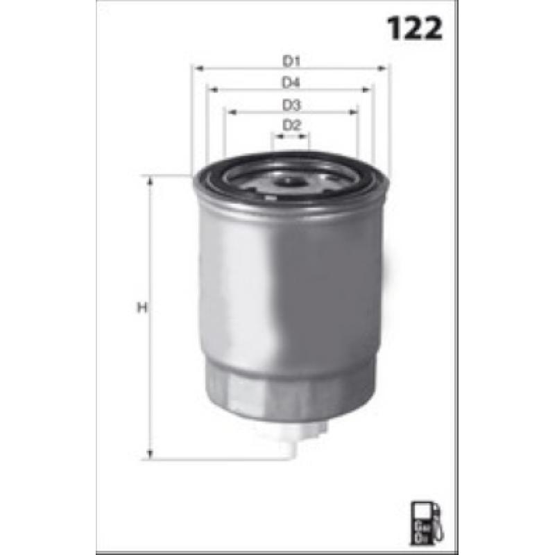 Filtre à carburant MECAFILTER ELG5563 - Visuel 1