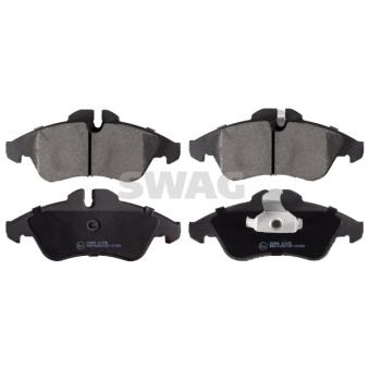 Jeu de 4 plaquettes de frein avant SWAG 10 91 6251