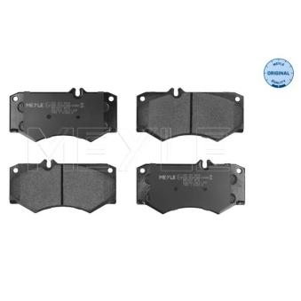 Jeu de 4 plaquettes de frein avant MEYLE