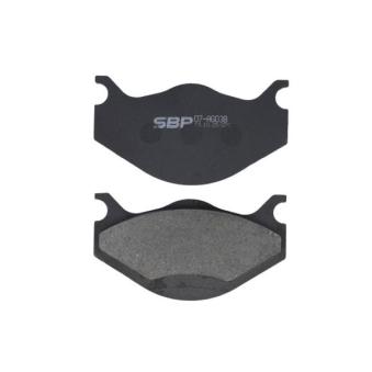 Jeu de 4 plaquettes de frein avant SBP 07-AG038