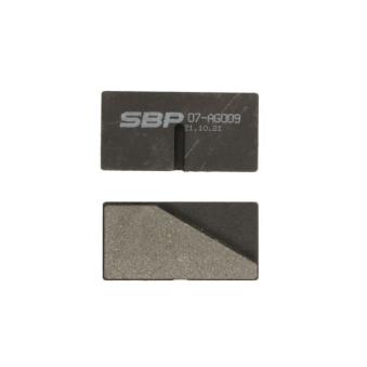Jeu de 4 plaquettes de frein avant SBP 07-AG009