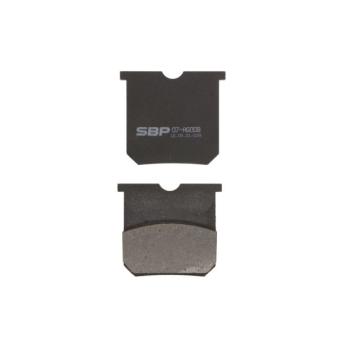 Jeu de 4 plaquettes de frein avant SBP 07-AG008