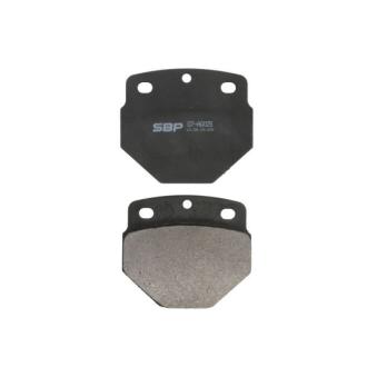 Jeu de 4 plaquettes de frein avant SBP 07-AG025