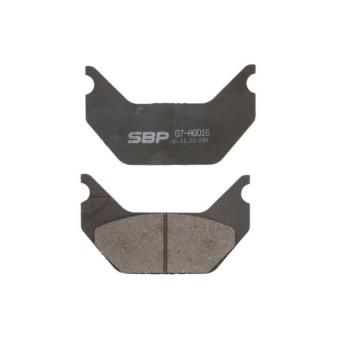 Jeu de 4 plaquettes de frein avant SBP 07-AG016