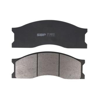 Jeu de 4 plaquettes de frein avant SBP 07-AG019