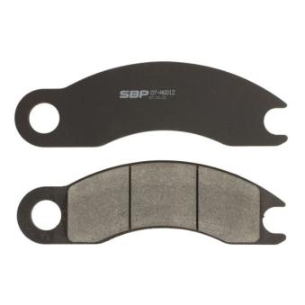 Jeu de 4 plaquettes de frein avant SBP 07-AG012
