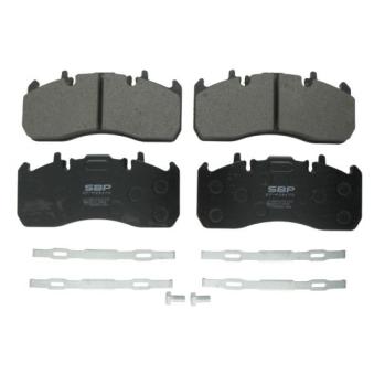 Jeu de 4 plaquettes de frein SBP 07-P29173