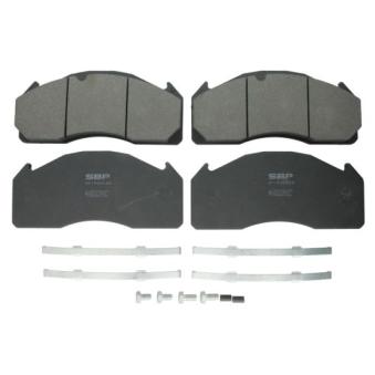 Jeu de 4 plaquettes de frein SBP 07-P29125