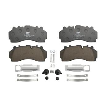 Jeu de 4 plaquettes de frein SBP