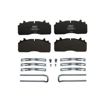 Jeu de 4 plaquettes de frein SBP 07-P29284