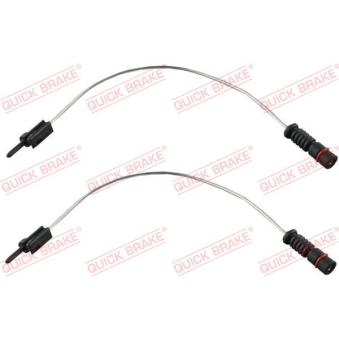 Contact d'avertissement, usure des plaquettes de frein QUICK BRAKE WS 0182 A
