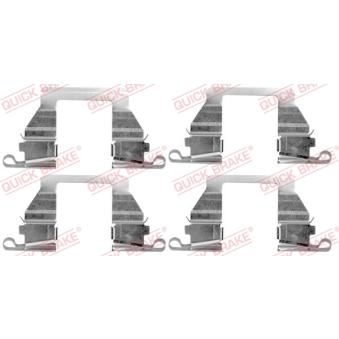 Kit d'accessoires, plaquette de frein à disque QUICK BRAKE 109-1800