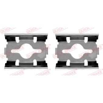 Kit d'accessoires, plaquette de frein à disque QUICK BRAKE 109-1657