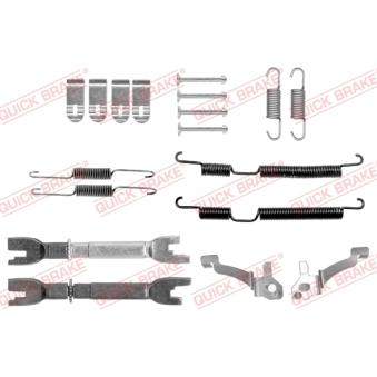 Kit d'accessoires, mâchoire de frein QUICK BRAKE 105-0045S-02