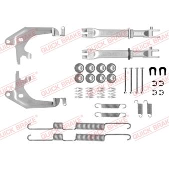 Kit d'accessoires, mâchoire de frein QUICK BRAKE 105-0730S