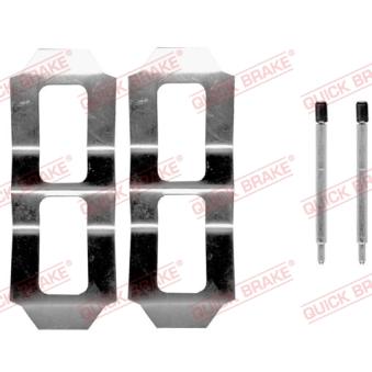 Kit d'accessoires, plaquette de frein à disque QUICK BRAKE 109-0987