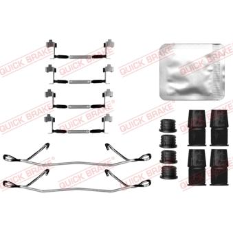 Kit d'accessoires, plaquette de frein à disque QUICK BRAKE 109-0216