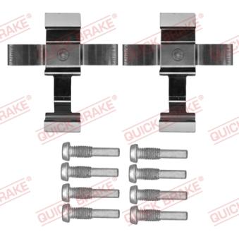 Kit d'accessoires, plaquette de frein à disque QUICK BRAKE 109-0223
